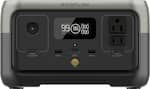 EcoFlow - RIVER 2 256Wh Portable Power Station (256 Wh Capacity) - Black