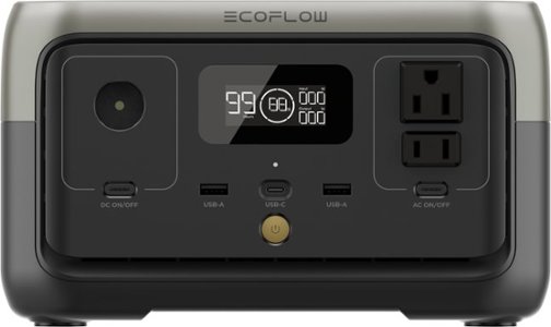 EcoFlow - RIVER 2 Portable Power Station - Black