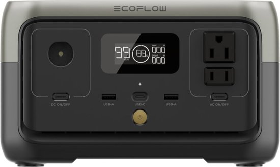 EcoFlow RIVER 2 Portable Power Station Black ZMR600-US - Best Buy