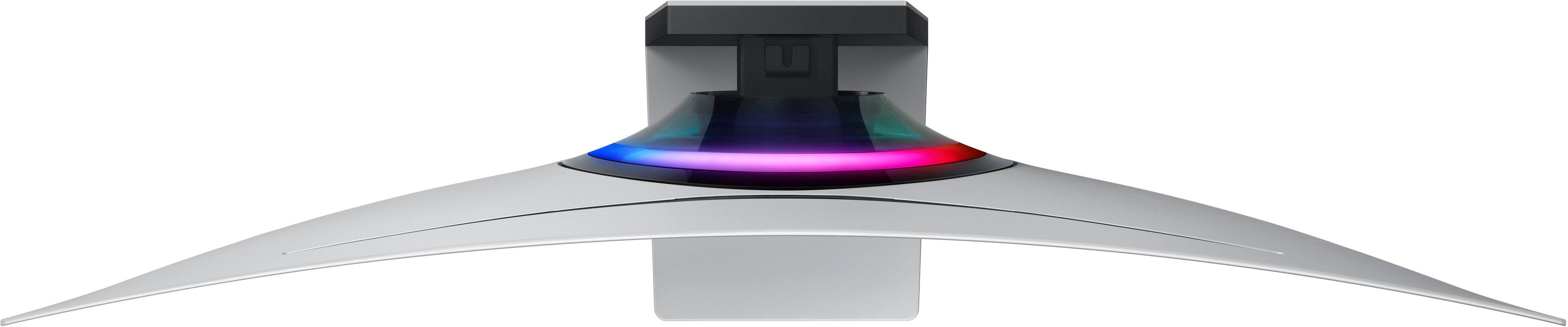 Alt View 25. Samsung - Odyssey OLED G8 34" Curved WQHD FreeSync Premium Pro Smart Gaming Monitor with HDR400, (Micro DP, Micro HDMI, USB) - Silver.