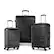 Front. Samsonite - Evolve Se 28" Expandable Spinner Suitcase Set 3 Piece - Bass Black.