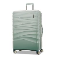 American Tourister - Cascade Hs 31" Expandable Spinner Suitcase - Sage Green - Front_Zoom