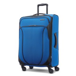 American Tourister - 4 Kix 2.0 28" Expandable Spinner Suitcase - Classic Blue - Front_Zoom