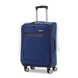 Samsonite - Ascella 3.0 Co 20" Expandable Spinner Suitcase - Sapphire Blue - Front_Zoom