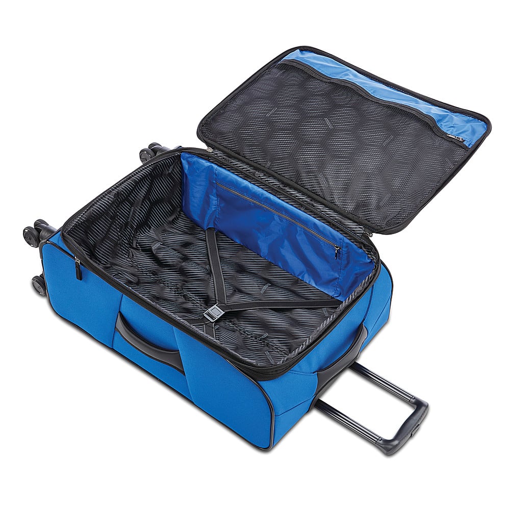 Alt View 11. American Tourister - 4 Kix 2.0 24" Expandable Spinner Carry-On Suitcase - Classic Blue.