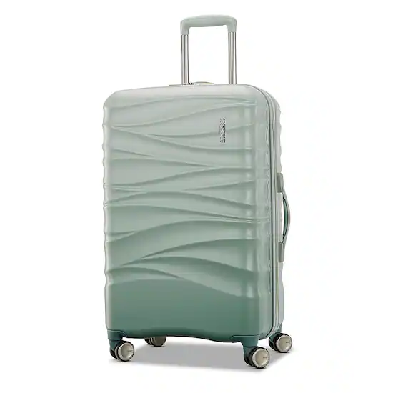 American Tourister Cascade Hs 24 Expandable Spinner Suitcase Sage Green 143245 2017 Best Buy