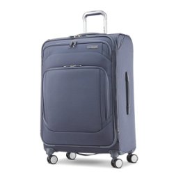 Samsonite - Ascentra Med 25" Expandable Spinner Suitcase - Slate - Front_Zoom