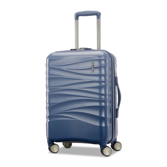 American Tourister Cascade Hs 20 Expandable Spinner Suitcase Slate Blue  143244-E264 - Best Buy