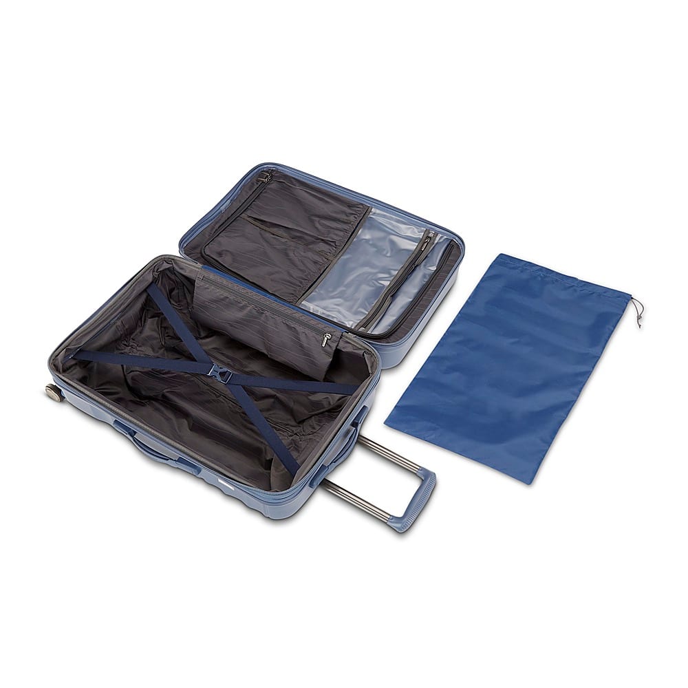 Alt View 12. American Tourister - Cascade Hs 20" Expandable Spinner Suitcase - Slate Blue.