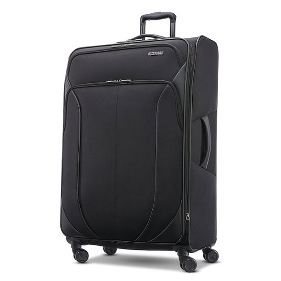 Behov for Bortset Bourgogne American Tourister 4 Kix 2.0 33" Expandable Spinner Suitcase Black  142354-1041 - Best Buy