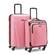 Left. American Tourister - Troupe Duo 24" Expandable Spinner Suitcase Set 4 Piece - Pink Lemonade/White.