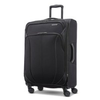 American Tourister - 4 Kix 2.0 28" Expandable Spinner Suitcase - Black - Front_Zoom