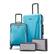 Front. American Tourister - Troupe Duo 24" Expandable Spinner Suitcase Set 4 Piece - Pool/Scuba.