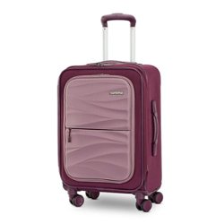 American Tourister - Cascade Ss 20" Expandable Spinner Suitcase - Fig - Front_Zoom