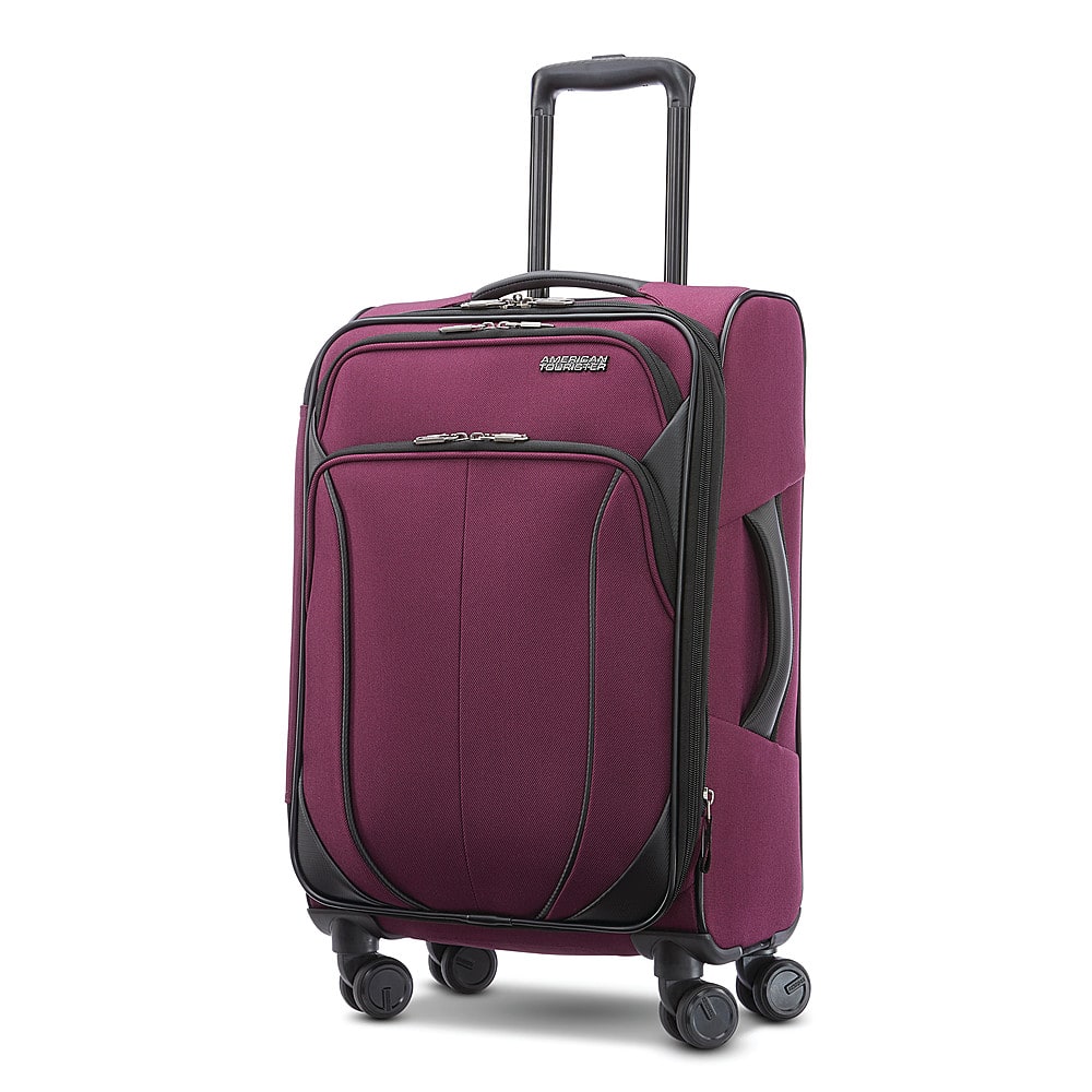 American Tourister - 4 Kix 2.0 20" Expandable Spinner Suitcase - Purple Orchid - Front_Zoom