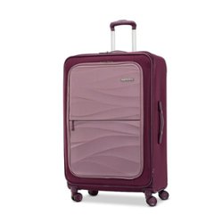 American Tourister - Cascade Ss 28" Expandable Spinner Suitcase - Fig - Front_Zoom
