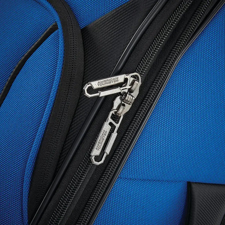 Alt View 15. American Tourister - 4 Kix 2.0 33" Expandable Spinner Suitcase - Classic Blue.