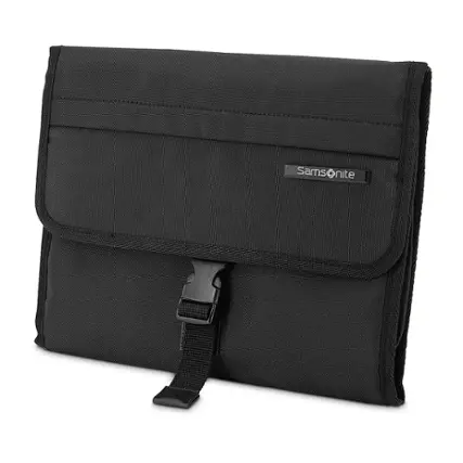 Front. Samsonite - Companion Bags Hanging Folder Travel Kit - BLACK.