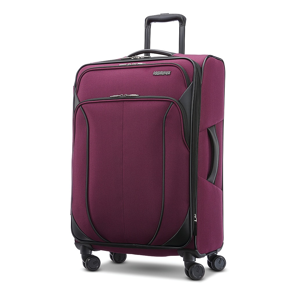 American Tourister - 4 Kix 2.0 24" Expandable Spinner Suitcase - Purple Orchid - Front_Zoom