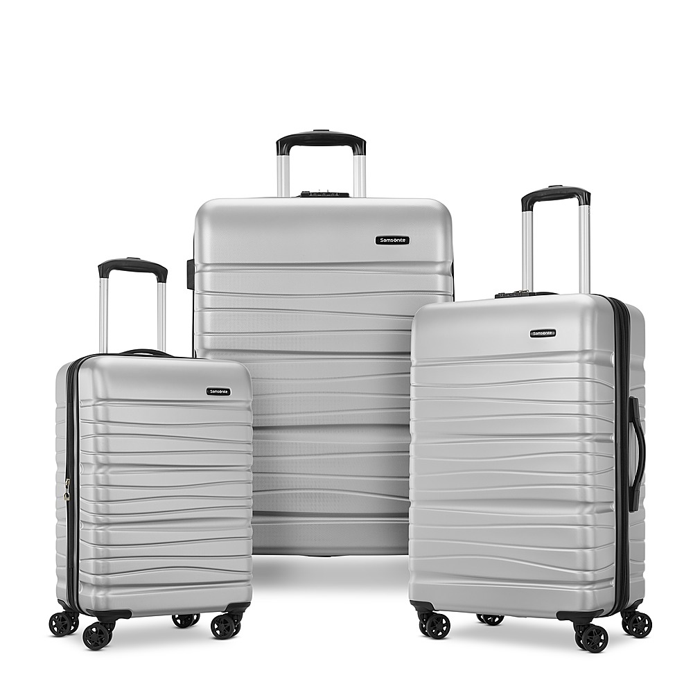 Best Buy: Samsonite Evolve Se 28 Expandable Spinner Suitcase Set 3 Piece  Arctic Silver 145796-7722