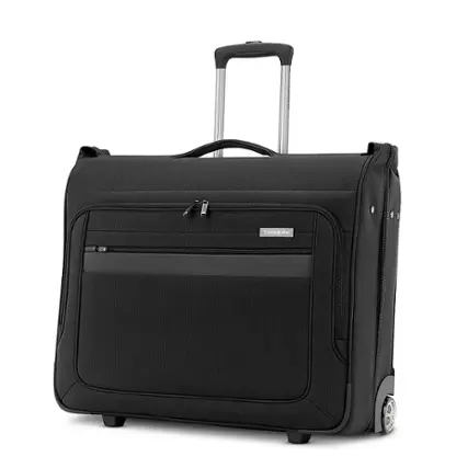 Front. Samsonite - Ascella 3.0 2W 24" Garment Bag - BLACK.