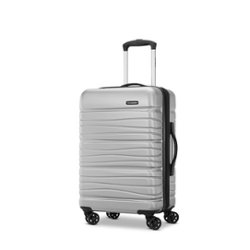 Samsonite - Evolve Se Carry-On 20" Expandable Spinner Suitcase - Arctic Silver - Front_Zoom