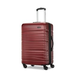 Samsonite - Evolve Se Medium 24" Expandable Spinner Suitcase - Matte Burgundy - Front_Zoom