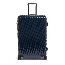 TUMI - Short Trip Expandable 4 Wheeled Suitcase - Navy - Front_Zoom