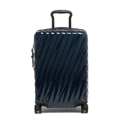 Front. TUMI - International 24" Expandable 4 Wheel Carry Spinner Suitcase - Beetroot.