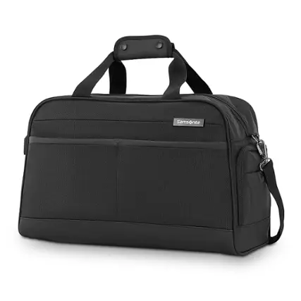 Front. Samsonite - Ascella 3.0 12" Duffel Bag - Black.