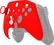 Alt View 11. SCUF - Instinct Removeable Faceplate, Xbox Series X|S and Xbox One Controller Color Designs - Red.