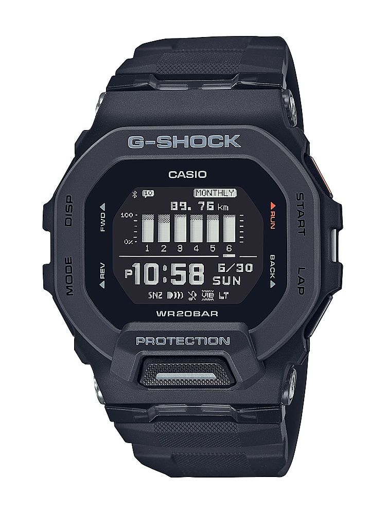 Casio Men's G-Shock Power Trainer with Bluetooth Mobile Link 46mm Watch  Black GBD200-1 - Best Buy