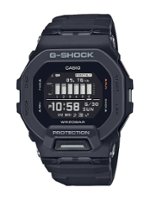 Casio - Men's G-Shock Power Trainer with Bluetooth Mobile Link 46mm Watch - Black - Front_Zoom