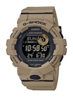 Casio - Men's G-Shock Power Trainer with Bluetooth Mobile Link 49mm Watch - Tan - Front_Zoom
