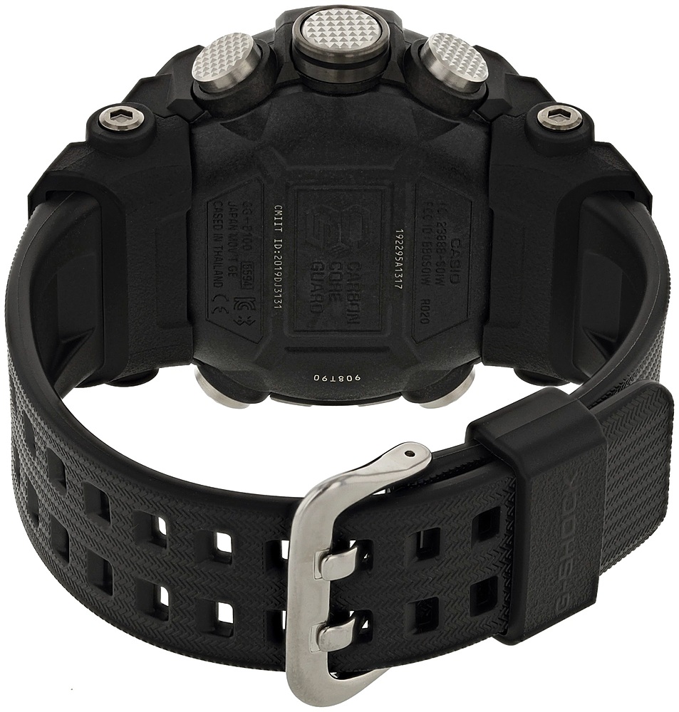 Best Buy: Casio Men's G-Shock Mudmaster Triple-Sensor Analog-Digital Mobile  Link 51mm Watch Black GGB100-1A