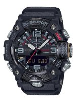 Casio - Men's G-Shock Mudmaster Triple-Sensor Analog-Digital Mobile Link 51mm Watch - Black - Front_Zoom