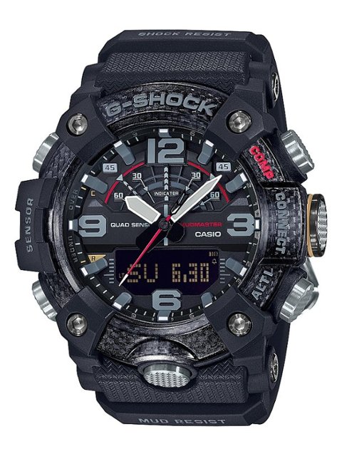 Casio Men's G-Shock Mudmaster Triple-Sensor Analog-Digital Mobile 51mm Watch Black GGB100-1A - Best Buy