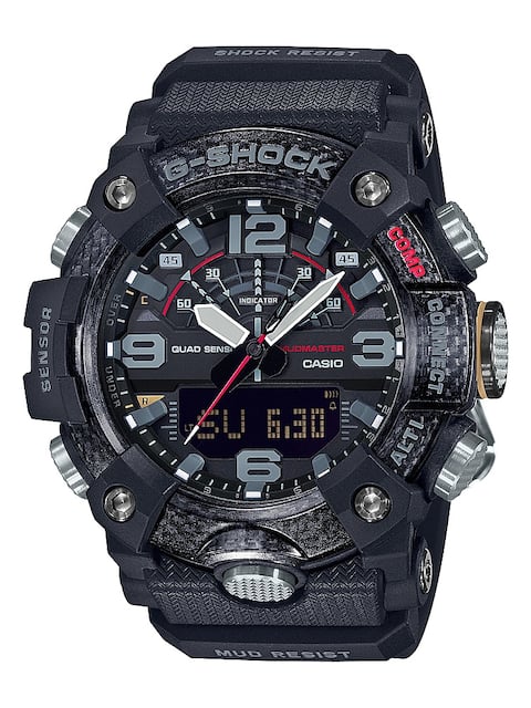 Casio Men s G Shock Mudmaster Triple Sensor Analog Digital Mobile