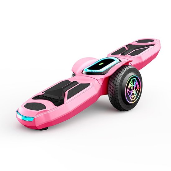 Swagtron Shuttle Zipboard Electric Hoverboard Skateboard w/ Maximum Range miles & Maximum Speed 6.3mph Pink 014WL-33 - Best Buy