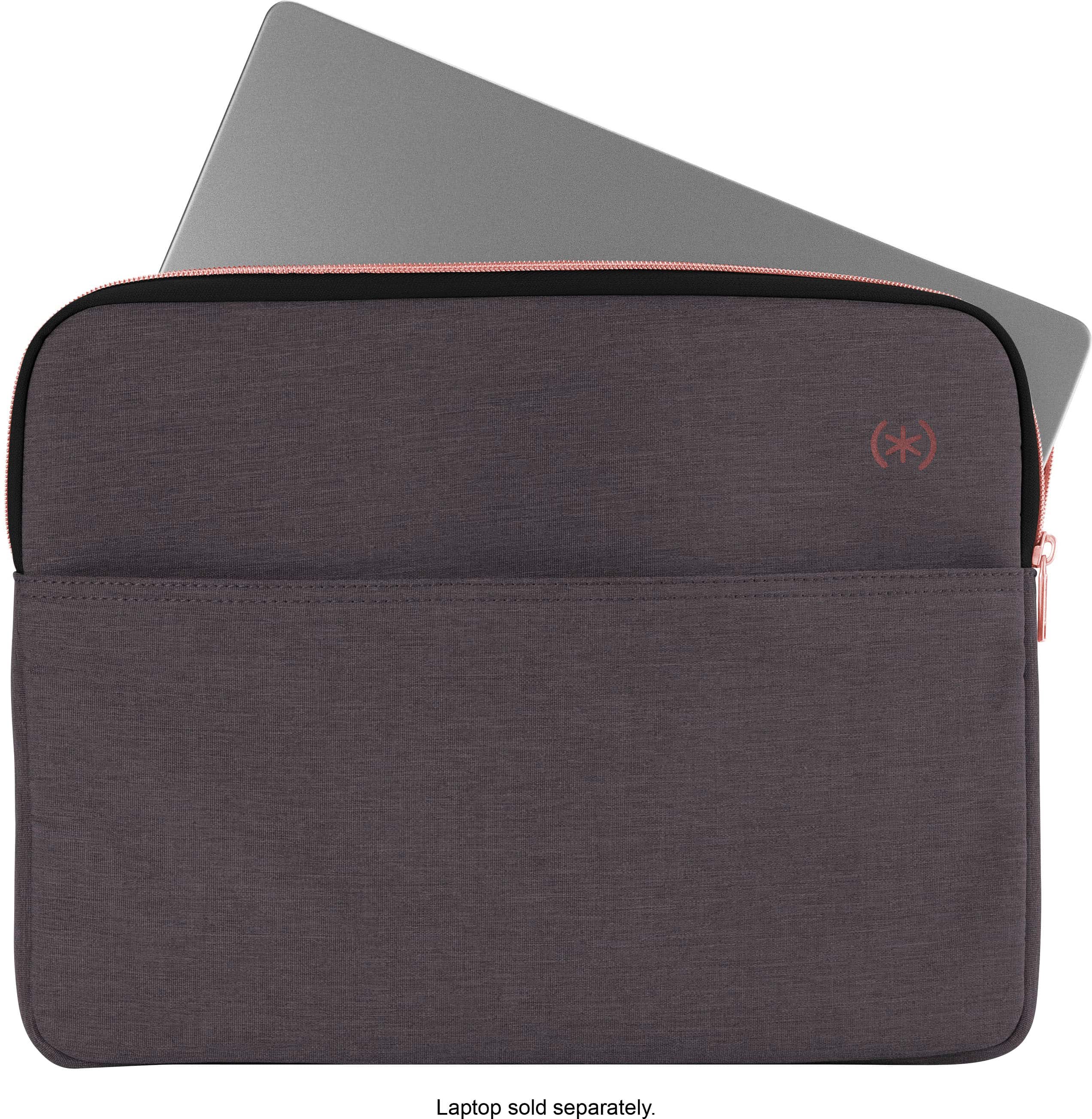 Alt View 11. Speck - Transfer Pro Pocket Protective Sleeve Universal 13"-14" for MacBook computers, laptops and tablets - Cloudy Grey/Rose Gold.