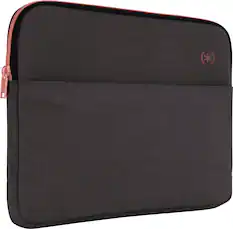 Front. Speck - Transfer Pro Pocket Protective Sleeve Universal 15"-16" for MacBook computers, laptops and tablets - Cloudy Grey/Rose Gold.