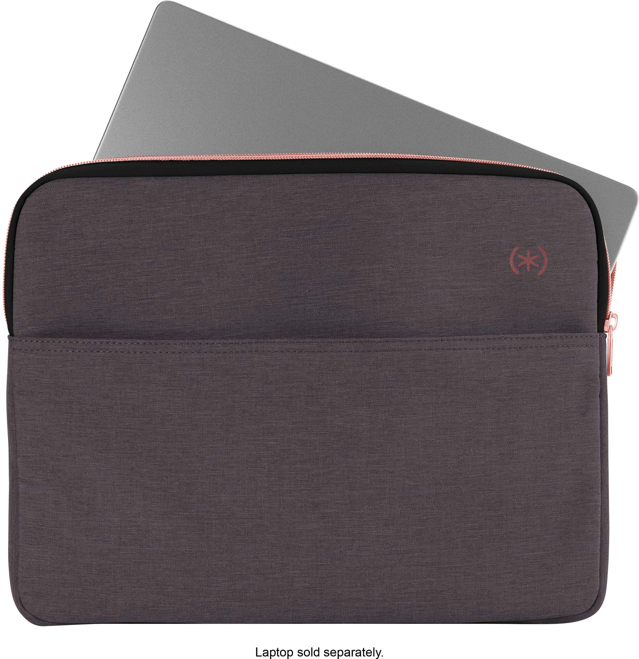 Alt View 11. Speck - Transfer Pro Pocket Protective Sleeve Universal 15"-16" for MacBook computers, laptops and tablets - Cloudy Grey/Rose Gold.