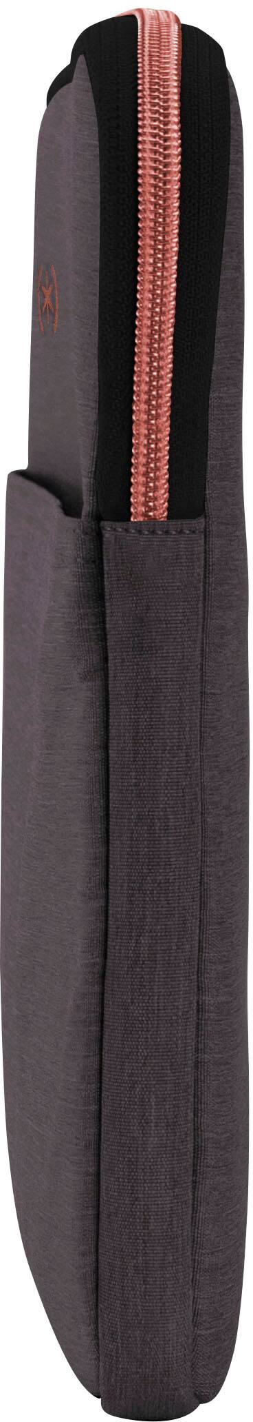 Alt View 13. Speck - Transfer Pro Pocket Protective Sleeve Universal 15"-16" for MacBook computers, laptops and tablets - Cloudy Grey/Rose Gold.