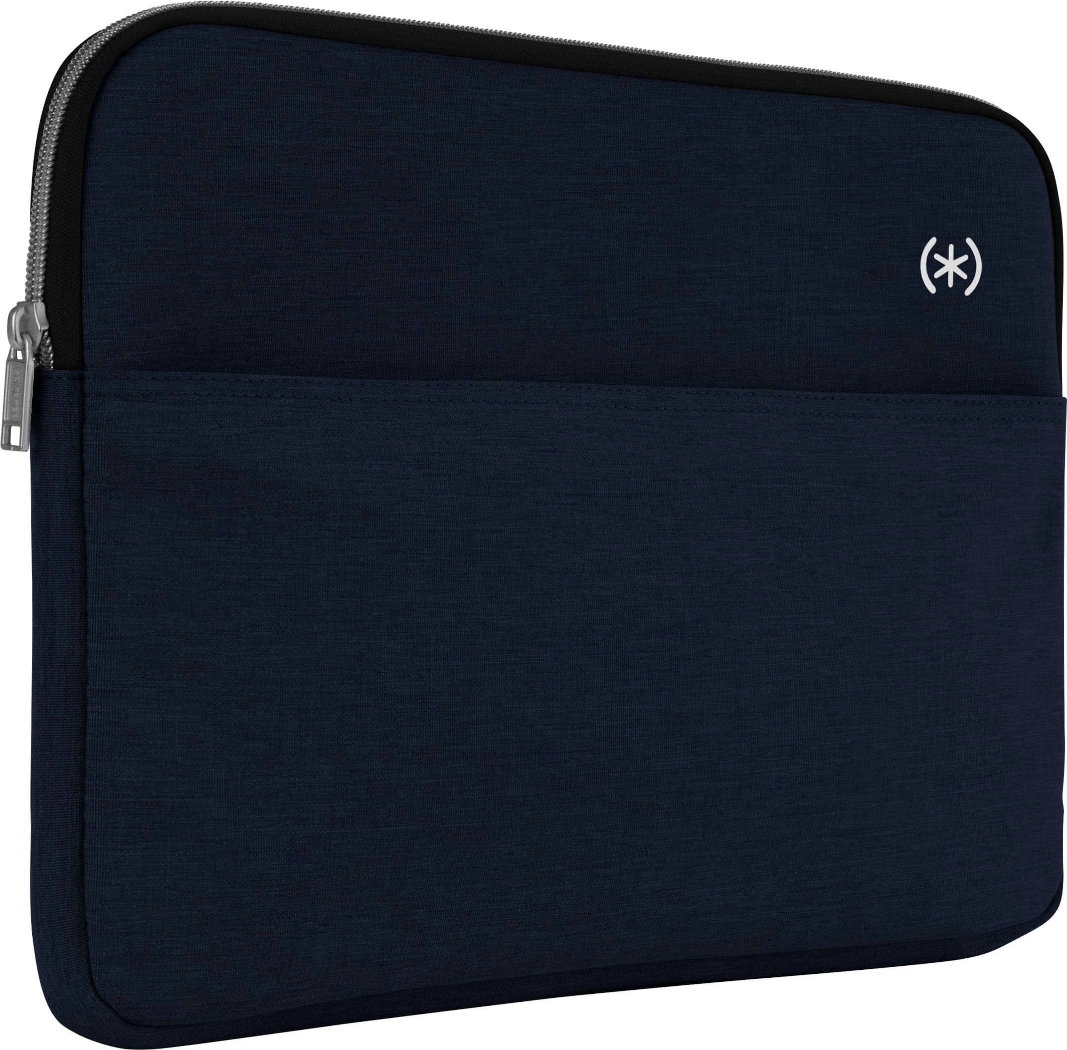 Front. Speck - Transfer Pro Pocket Protective Sleeve Universal 13"-14" for MacBook computers, laptops and tablets - Coastal Blue/White.