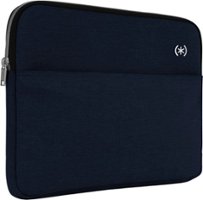 Speck - Transfer Pro Pocket Protective Sleeve Universal 13"-14" for MacBook computers, laptops and tablets - Coastal Blue/White - Front_Zoom