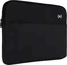 Front. Speck - Transfer Pro Pocket Protective Sleeve Universal 13"-14" for MacBook computers, laptops and tablets - Black/White.