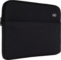 Speck - Transfer Pro Pocket Protective Sleeve Universal 13"-14" for MacBook computers, laptops and tablets - Black/White - Front_Zoom
