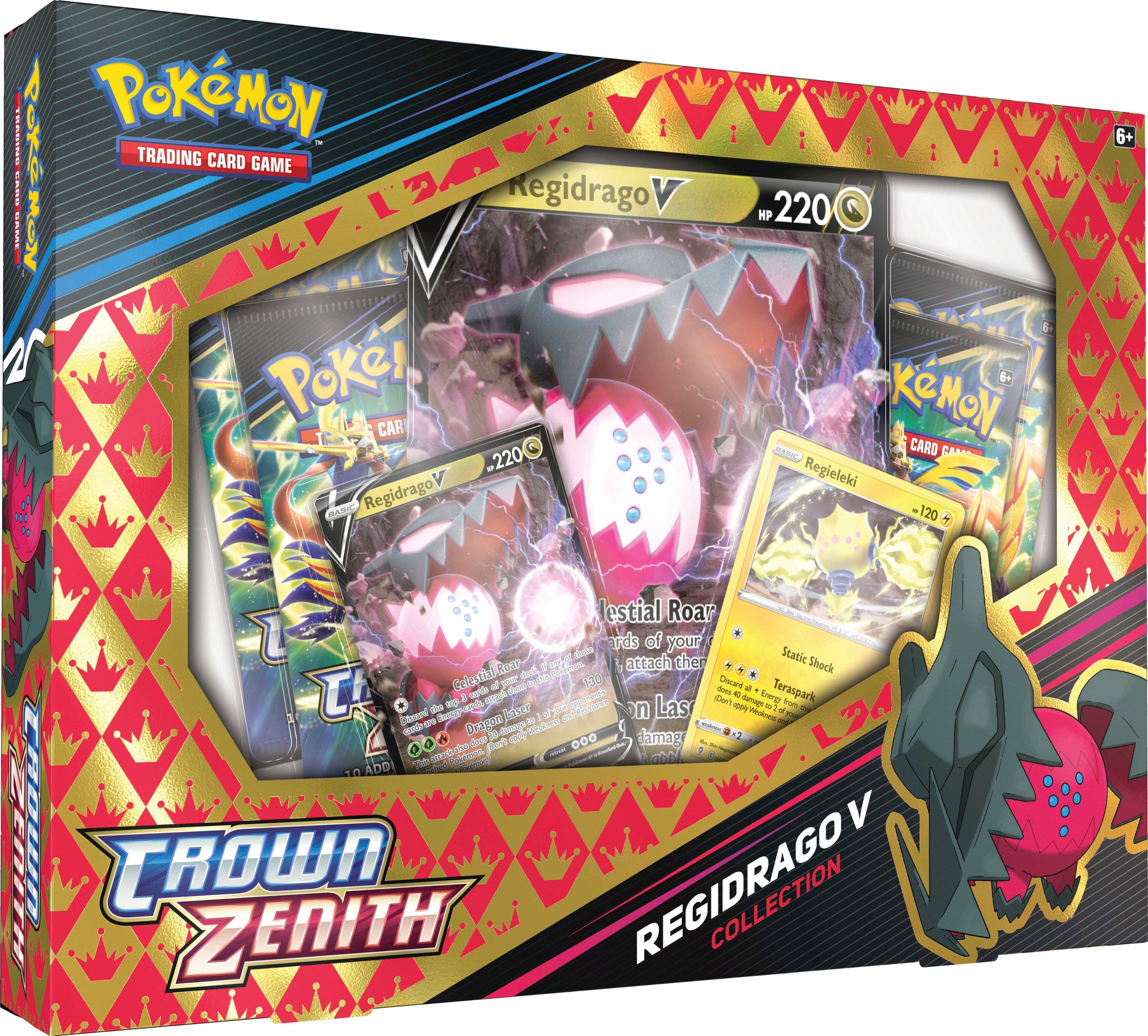 Alt View 12. Pokémon - Trading Card Game: Crown Zenith V Collections - Regieleki V/Regidrago V - Styles May Vary.