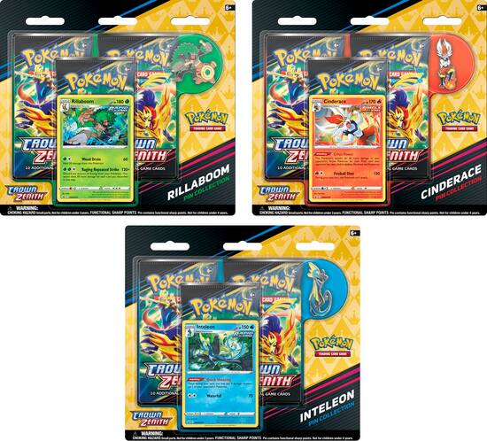 Pokemon Trading Card Game Crown Zenith Pin Collection Styles May Vary 290 Best Buy Pokemon Trading Card Game Crown Zenith Pin Collection Styles May Vary 290 Best Buy