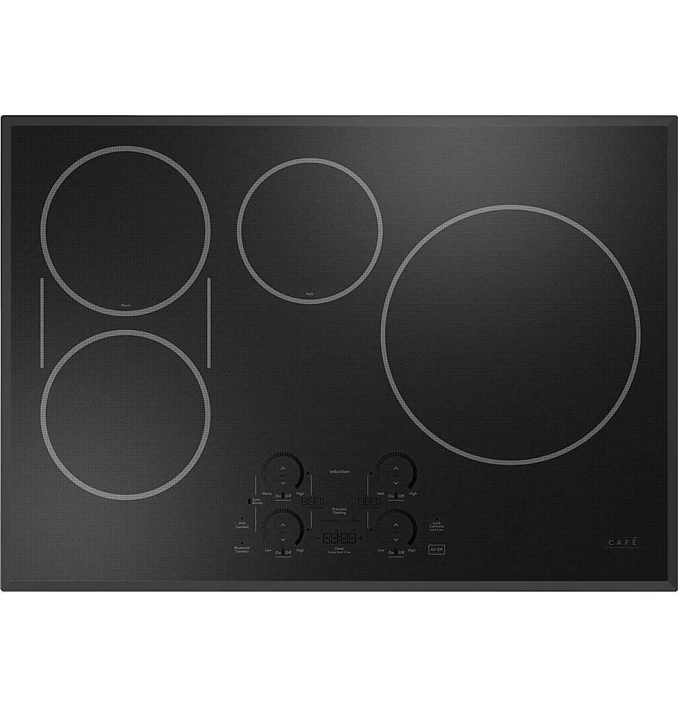 Café - ENERGY STAR 30" Built-In Touch Control Electric Induction Cooktop - Black
